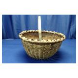 Wood Spilnt Gathering Basket with Handle