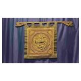 Thai Burmese Hand-Embriodered Kalaga Tapestry