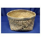 Hand-Woven Splint Basket