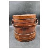 Wooden Firkin Sugar Bucket