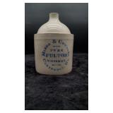 1-Gallon Stoneware Whiskey Jug