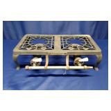 Griswold Cast Iron Dual Two-Burner Camp Gas Stove