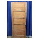 5-Panel Wooden Door