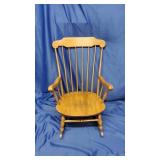 High-Back Windsor Style Rocking Chair