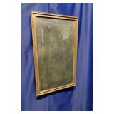 Bistro Wall Mirror With Gilt-Mitered Frame