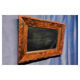 Faux Toroiseshell Framed Wall Mirror
