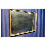 Gilt Framed Rectangular Wall Mirror