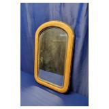 Classic Victorian Round-Arched Top Wall Mirror