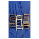 3 Wooden Chairs
