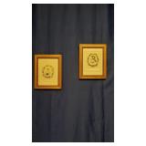 2 Neoclassical Style Prints