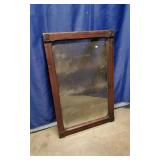 Eastlake Style Wooden Rectangular Mirror