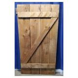 Z-Braced Barn Door