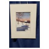 "Winter Landscape" Wesley Jay Merritt Painting