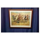 Frederic Remington "Victory Dance" Print On Canvas