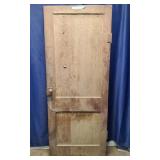 2-Panel Wooden Door