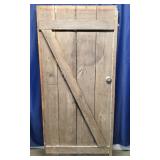Z-Braced Barn Door