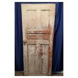 7-Panel Wooden Door