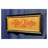 "Do Right and Fear Not" Motto Embroidery Sampler