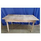 Grey/Tan Wooden Table