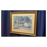 Charles S. Palmer "Happy Folks" Painting