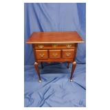Hickory Chair Mahongany Single-Drawer Lowboy Table