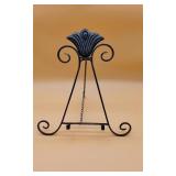 Wrought Iron Style Tabletop Display Easel