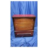 Mid-Century Bowfront Chest Of Drawers
