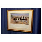 1889 "A Dash For The Timber" Print On Canvas
