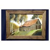 D. Alexander Framed Watercolor Framed Painting