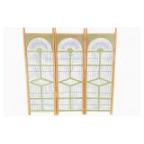 Three-Panel Folding Room Divider Screen