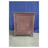 Wooden Washstand/Commode Cabinet
