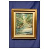 River Landscape Oil Painting