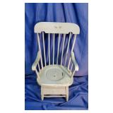 Windsor-Style Potty Chiar Commode
