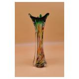 Hand Made Venetian Swirl Vase