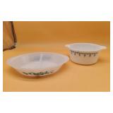 2 Pyrex Casserole Dishes no Lids