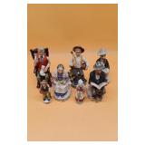 7 Ceramic Figurines