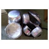 2 Boxes Of Cooeware Pots & Pans.