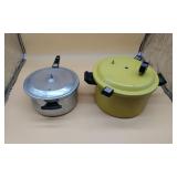 2 Pressure Cookers.
