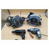 2 Craftsmen13 Amp Circular Saw & Misc