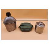 Army Canteen, Cooker & Utensils.