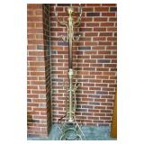 Brass Coat Rack.