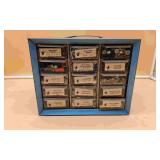 Blue Metal Small Storage Cabient