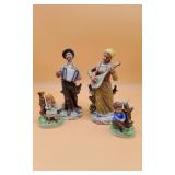 4 Ceramic Figurines