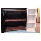Metal Shelf & Wooden Shelf