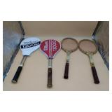 Tennis Racket, Balls And Related Items.