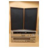 Technic Receiver, Cassette Player W/ Speakers.