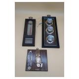 Therometers & Barometer.