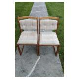2 Padded Dining Room Chairs
