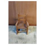 Childs Wooden Rocker.