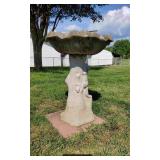 Concreate Bird Bath